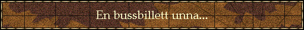 En bussbillett unna...